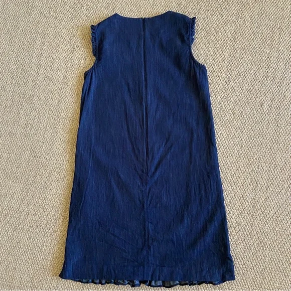 MaxMara Cotton Denim Dress, Midnight Blue - Sz 6 - Picture 2 of 7